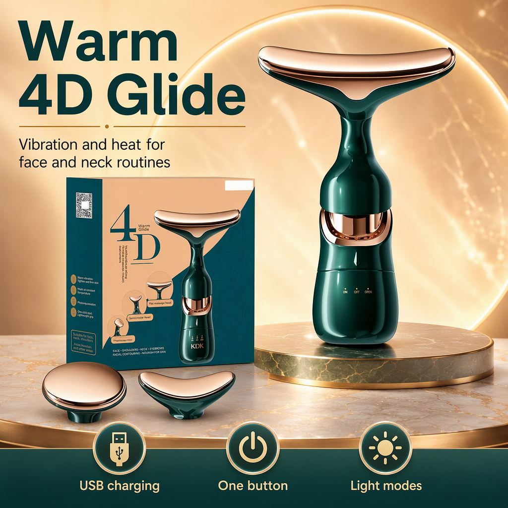 4D Electric Facial and Neck Massager Anti-Wrinkle Device (random color) – hero