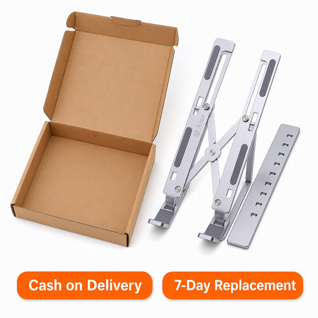 Adjustable Aluminum Laptop Computer Stand Tablet Stand – box