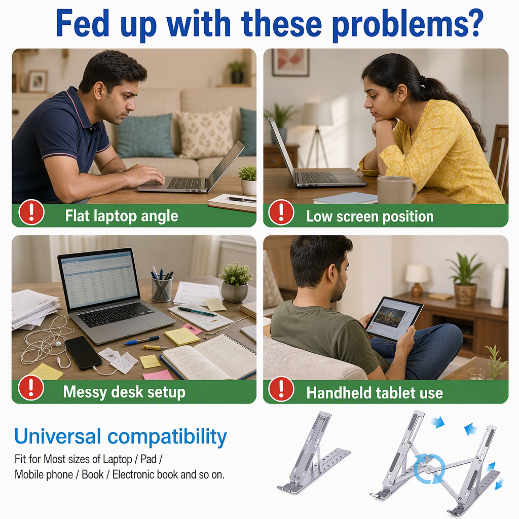 Adjustable Aluminum Laptop Computer Stand Tablet Stand – problems