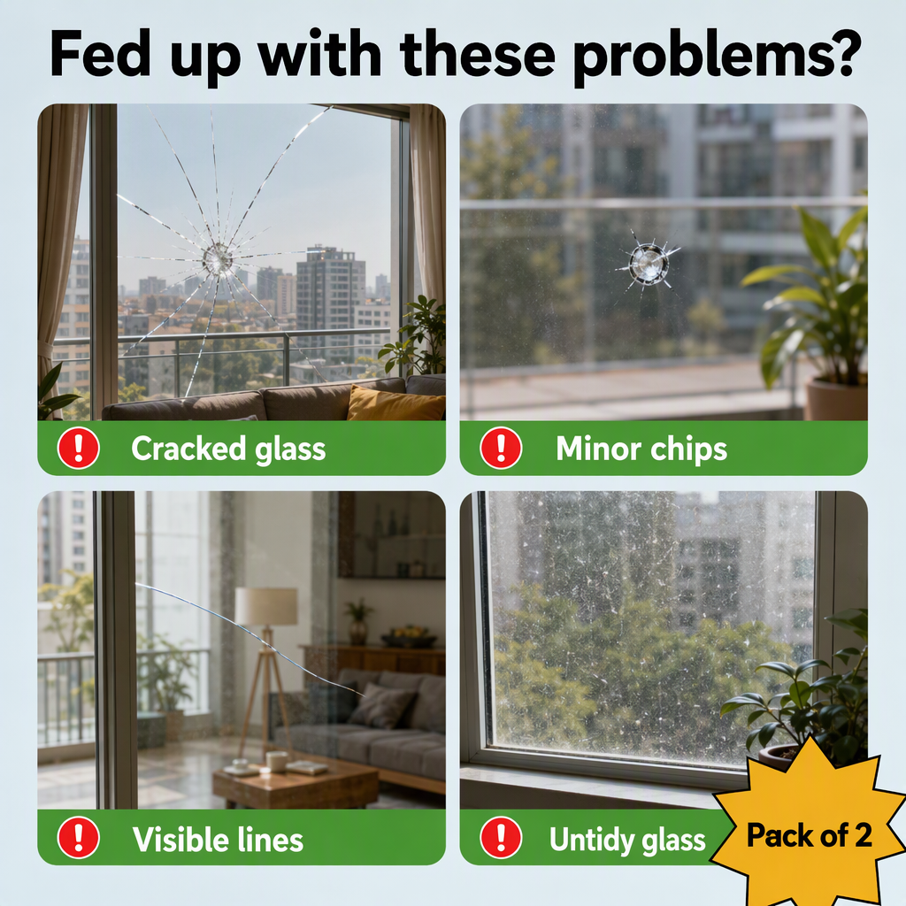 Glass Repair Kit Pack of 2 – problems