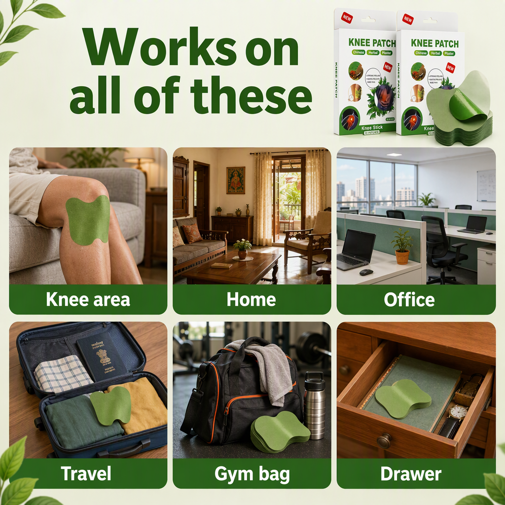 New Knee patch pain relief Pack of 2 (20patch) – places