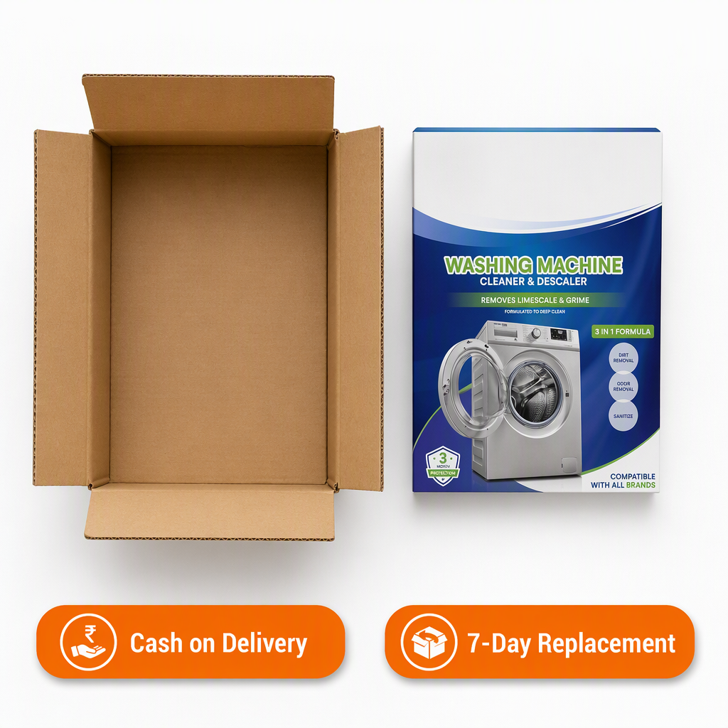 Washing Machine Cleaner And Descaling Powder Pack Of 1 – box