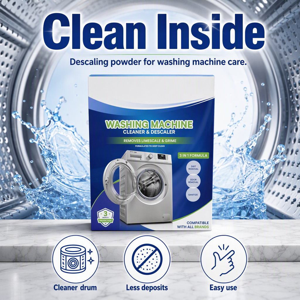 Washing Machine Cleaner And Descaling Powder Pack Of 1 – hero