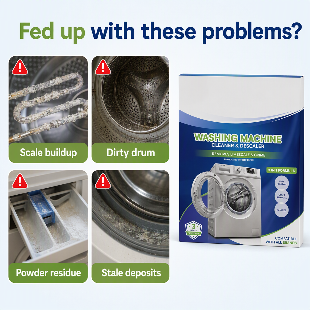 Washing Machine Cleaner And Descaling Powder Pack Of 1 – problems